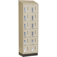 Casiers robustes Concorde, 6 niveaux, Bloc de 2, 24" x 18" x 82", Acier, Beige, Soud&eacute; (assembl&eacute;) Air Extreme Inc.
