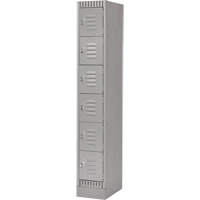 Casiers, 6 niveaux, 12" x 18" x 76", Acier, Gris, D&eacute;mont&eacute; Air Extreme Inc.