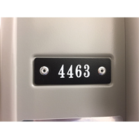 Locker Plate Numbers Air Extreme Inc.