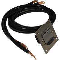 Panneau de douille polaris&eacute;e en acier inoxydable &agrave; brancher, 4 AWG, C&acirc;ble 5' Air Extreme Inc.