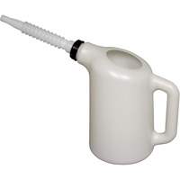 Oil Dispenser with White Spout, Plastic, 6 qt Capacity Air Extreme Inc.