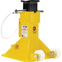 EZ-Wheel Jack Stand, Locking Pin, 22 Tons Capacity, 13-1/2" - 20" H Air Extreme Inc.