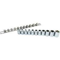 Jeu de douilles Flat-Cut E-"Star", 11 Morceaux, Prise de 3/8" Air Extreme Inc.