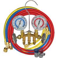 R134A 2-Way Brass Manifold Gauge Set Air Extreme Inc.