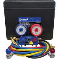 R134A 4-Way Aluminum Manifold Gauge Set Air Extreme Inc.