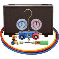 Automotive R134A 2-Way Manifold Gauge Set with Mini Dye Injector Air Extreme Inc.