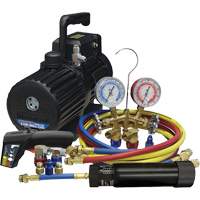 Ensemble combin&eacute; d&eacute;vacuation et de chargement pour R134a/R1234yf? Air Extreme Inc.