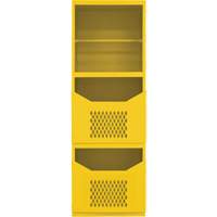 Armoire pour le contr&ocirc;le des d&eacute;versements, 1 Tablettes, 72" h x 24" la x 24" p, Acier, Jaune Air Extreme Inc.