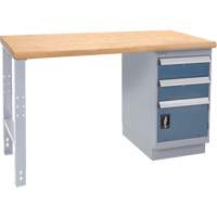 Industrial Duty Workbench, Door w/ Drawer Combination, 1000 lbs. Cap., 36" W x 72" D, 34" H Air Extreme Inc.