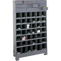 Unit&eacute; de stockage modulaire pour petites pi&egrave;ces, Acier, 18 tiroirs, 33-3/4" x 12-1/4" x 58-5/8", Gris Air Extreme Inc.