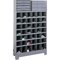 Unit&eacute; de stockage modulaire pour petites pi&egrave;ces, Acier, 13 tiroirs, 33-3/4" x 12-1/4" x 59", Gris Air Extreme Inc.