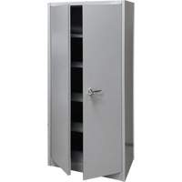 Armoire de rangement, Acier, 4 Tablettes, 66" h x 30" la x 15" P, Gris Air Extreme Inc.