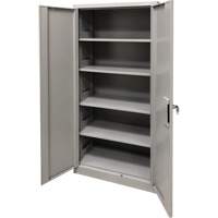 Armoire de rangement, Acier, 4 Tablettes, 78" h x 36" la x 24" P, Gris Air Extreme Inc.