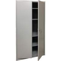 Armoire de rangement, Acier, 4 Tablettes, 78" h x 36" la x 24" P, Gris Air Extreme Inc.