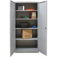 Armoires de rangement Hi-Boy, Acier, 4 Tablettes, 72" h x 36" la x 18" P, Gris Air Extreme Inc.