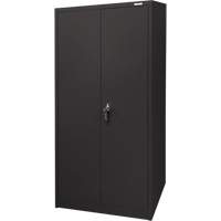 Storage Cabinet, Steel, 4 Shelves, 66" H x 30" W x 15" D, Black Air Extreme Inc.