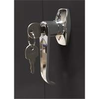 Armoire d'entreposage, Acier, 4 Tablettes, 78" h x 36" la x 24" P, Noir Air Extreme Inc.