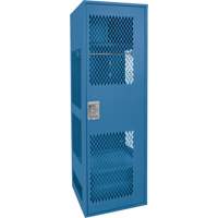 Casier pour &eacute;quipement avec porte, Acier, 24" la x 18" p x 72" h, Bleu fonc&eacute; Air Extreme Inc.