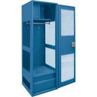 Casier pour &eacute;quipement avec porte, Acier, 24" la x 18" p x 72" h, Bleu fonc&eacute; Air Extreme Inc.