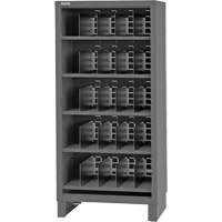 Armoire robuste &agrave; façade ouverte avec s&eacute;parateurs, Acier, 0 tiroirs, 36" x 24" x 78", Gris Air Extreme Inc.