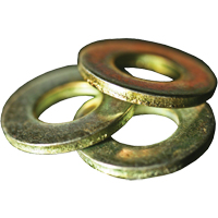 SAE Flat Washer, 1/4", Yellow Zinc Air Extreme Inc.