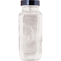 Bottle, Square, 8 fl. Oz., Glass Air Extreme Inc.