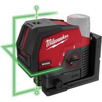Laser vert &agrave; lignes crois&eacute;es et points d'aplomb M12 sans fil (outil seulement) Air Extreme Inc.