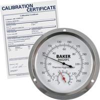 Dial Thermo-Hygrometer with ISO Certificate, 0% - 100% RH, 30 - 250°F (0 - 120°C) Air Extreme Inc.