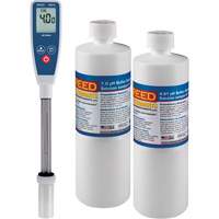 Long Stem pH Meter & 4pH/7pH Buffer Solution Kit Air Extreme Inc.
