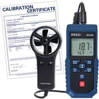 R4100 Vane Thermo-Anemometer with Air Volume with Calibration Certificate, Data Logging, 0.4 - 30 m/sec Air Velocity Range Air Extreme Inc.