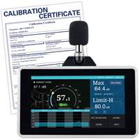 Desktop/Wall Mount Sound Level Meter with Calibration Certificate, 30 - 130 dB Measuring Range Air Extreme Inc.