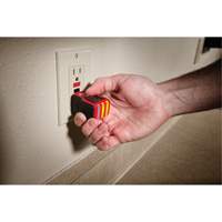 Voltage Detector & GFCI Receptacle Tester Kit, 50 V - 1000 V, Display & Sound Alert Air Extreme Inc.