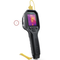 24:1 Spot IR Thermal Imaging Camera with Bullseye Laser & Type K Thermocouple, 160 x 120 pixels, -10° - 45°C (14° - 113°F), 70 mK Air Extreme Inc.