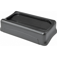 Contenants Slim Jim a/canaux de ventilation, Couvercle &agrave; battant, Plastique, Convient aux contenants 20-1/2" x 11-2/5" Air Extreme Inc.