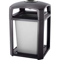 Landmark Series Waste Receptacle & Ash Tray, Plastic, 35 US gal. Capacity, 40" Height Air Extreme Inc.