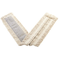 Castaway Dust Mop, Slip On Style, Cotton/Yarn, 60" L x 5" W Air Extreme Inc.