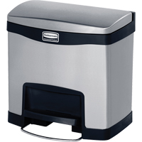 Slim Jim&reg; Waste Container, Stainless Steel, 4 US gal. Capacity Air Extreme Inc.