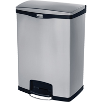Slim Jim&reg; Waste Container, Stainless Steel, 24 US gal. Capacity Air Extreme Inc.