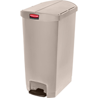 Slim Jim&reg; Waste Container, Resin, 18 US gal. Capacity Air Extreme Inc.