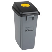 Bac &agrave; d&eacute;chets et de recyclage avec couvercle de classification, Plastique, 16 gal. US Air Extreme Inc.
