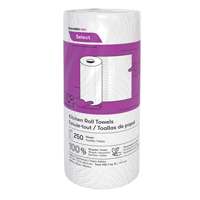 Rouleau d'essuie-tout de cuisine Pro Select, 2 Pli, 250 Feuilles/rouleau, 8" la, 11" lo Air Extreme Inc.