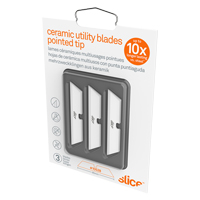 Slice Pointed-Tip Ceramic Utility Knife Blades, Single Style Air Extreme Inc.