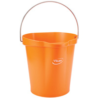 Seau hygi&eacute;nique pour service alimentaire, Tangerine, 3 gal. US Air Extreme Inc.
