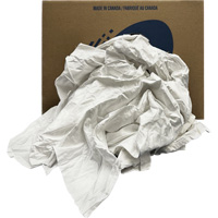 Chiffons recycl&eacute;s, Coton, Blanc, 20 lb Air Extreme Inc.