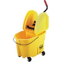 Ensemble de seau pour vadrouille et essoreuse WaveBrake, Pression vers le bas, 8,75 gal. US (35 pintes), Jaune Air Extreme Inc.