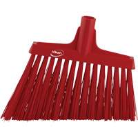 Angle Broom Head, X-Coarse Bristles, 12", Polyester, Red Air Extreme Inc.