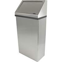Poubelle murale, Acier inoxydable, 13,2 gal. US Air Extreme Inc.