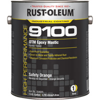 Base de mastic &eacute;poxy DTM du syst&egrave;me 9100, Orange s&eacute;curit&eacute;, Gallon Air Extreme Inc.