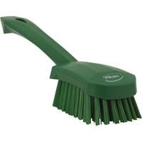 Short-Handled Churn Brush, Stiff Bristles, 10" Long, Green Air Extreme Inc.
