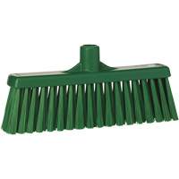 Upright Broom Head, Medium Bristles, 12", Polyester, Green Air Extreme Inc.